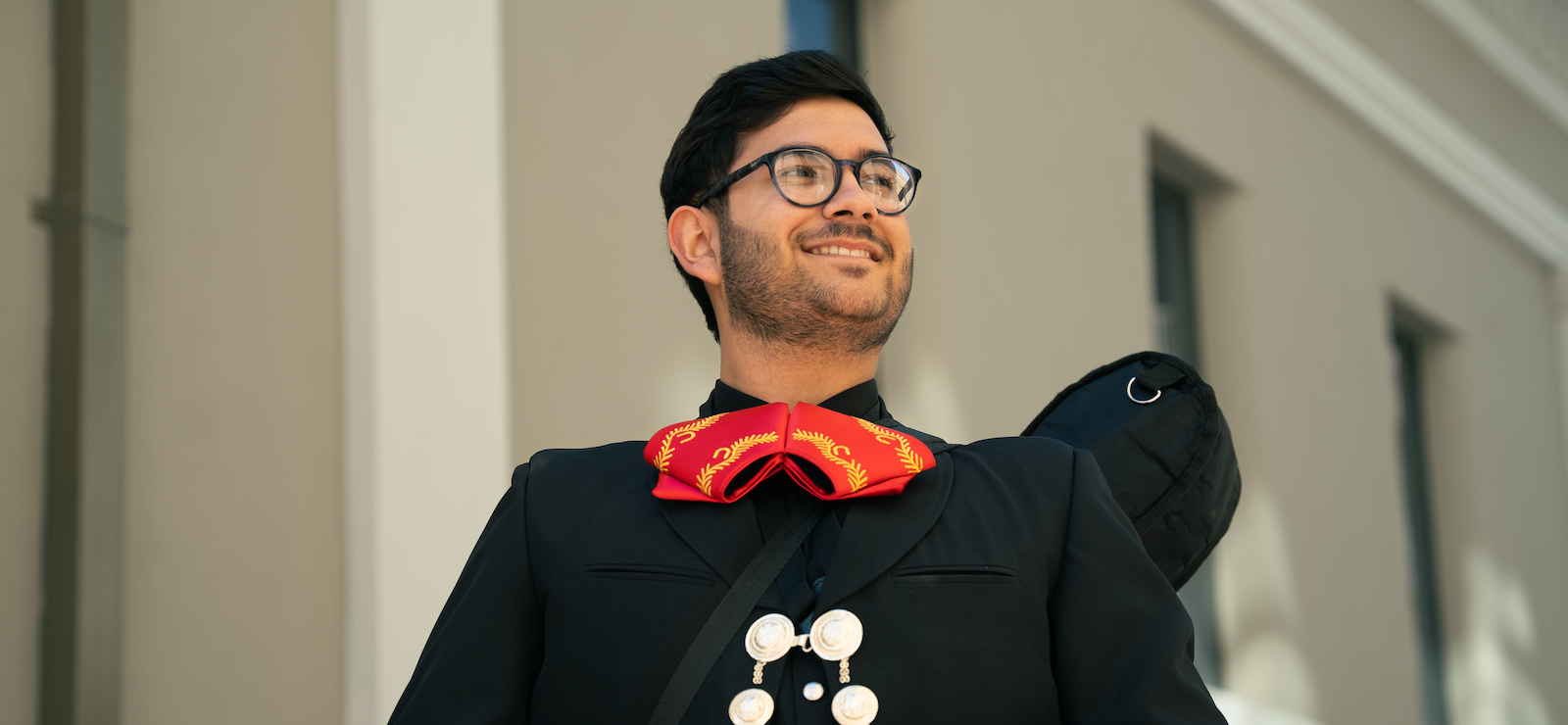 Tucson student looking confident and smiling