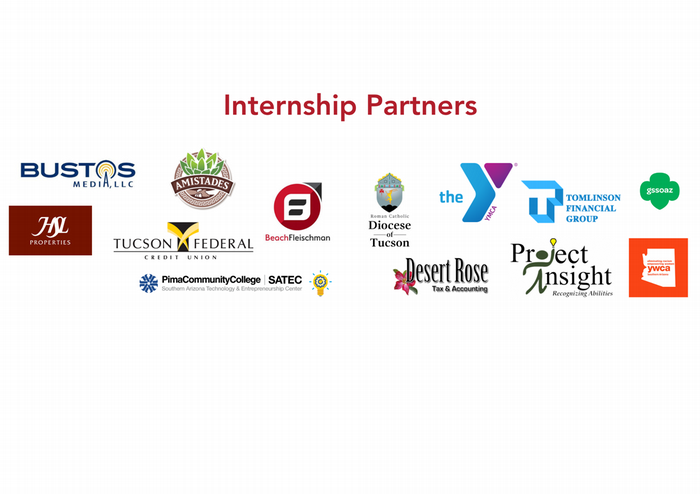 internship partner logos